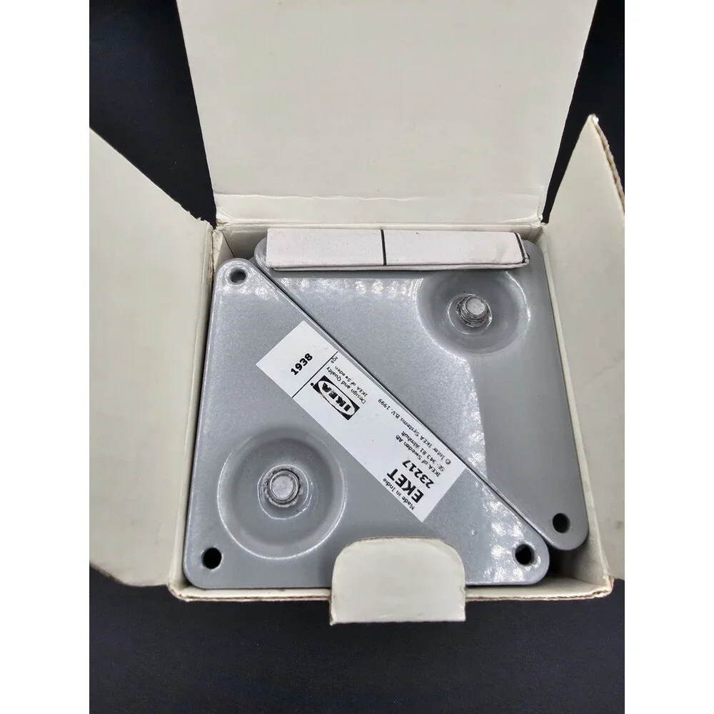 Ikea EKET Adjustable Leg Stainless Steel 3 7/8